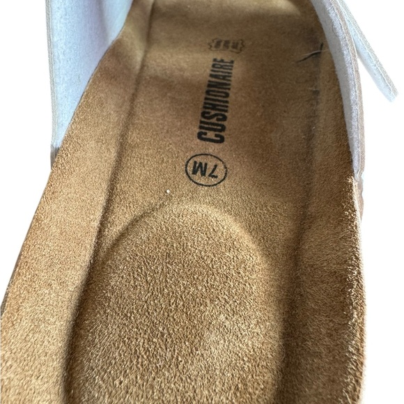 Cushionaire Lane Cork Footbed White Sandals Birkenstock Style Women’s 7 - Picture 7 of 11